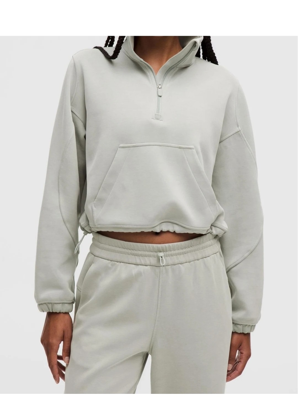 Lululemon Brushed Softstreme Ribbed Half Zip. Nwot